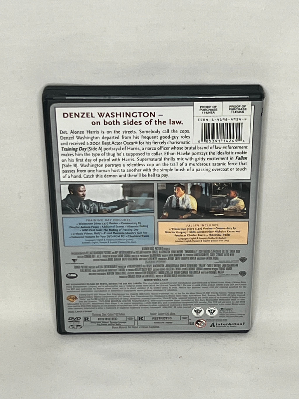Denzel Washington Double Feature: Training Day and Fallen