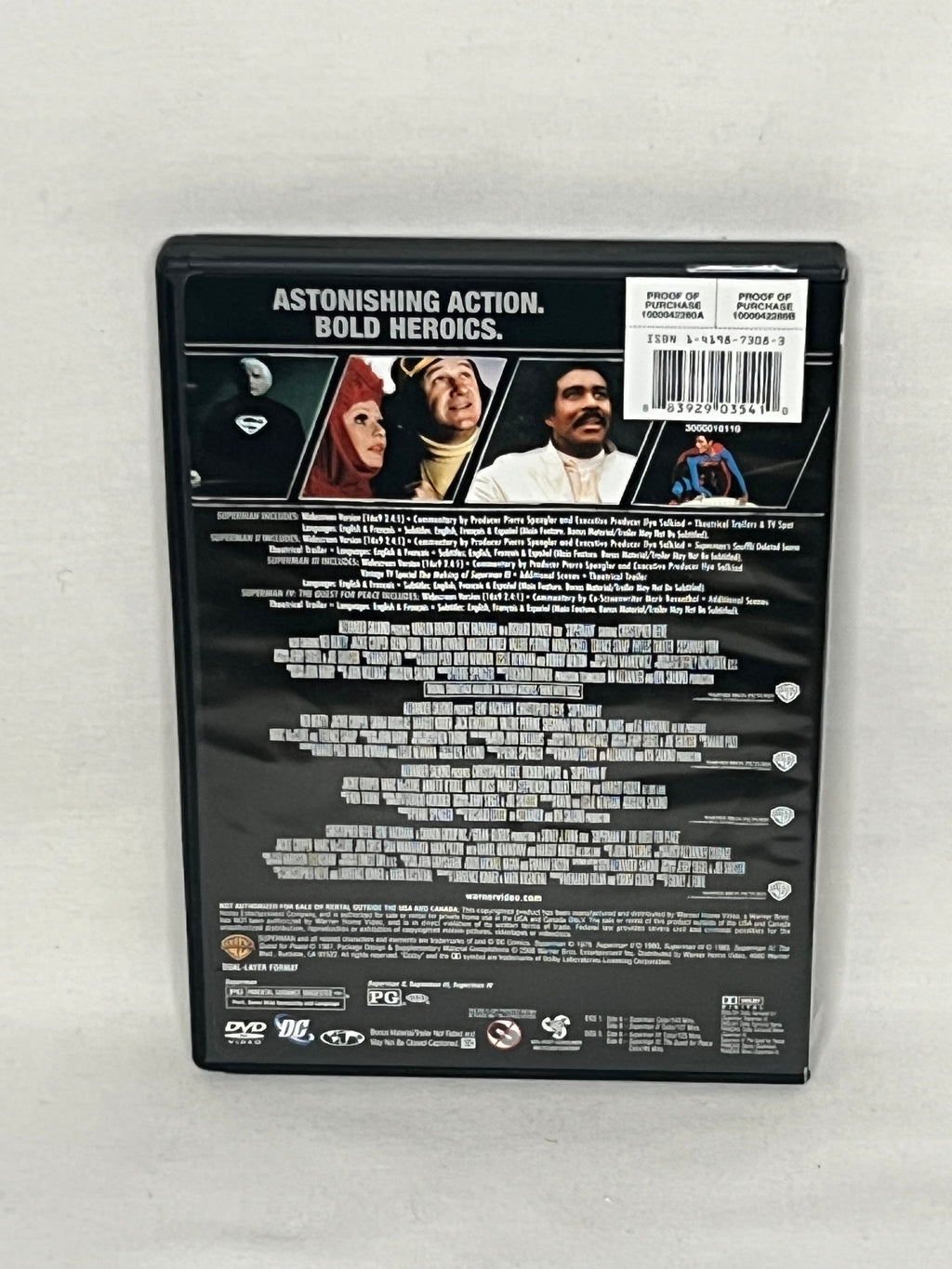 Complete 4 Superman Movies