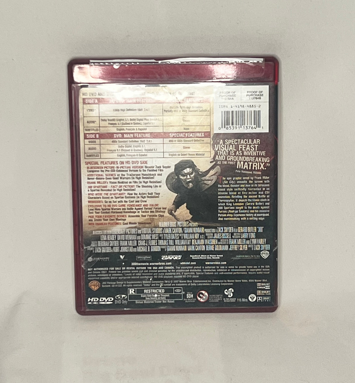 300 HD DVD